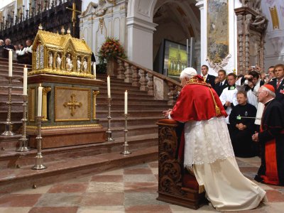  Римский Папа в кафедрале Фрайзинка 14 сентября 