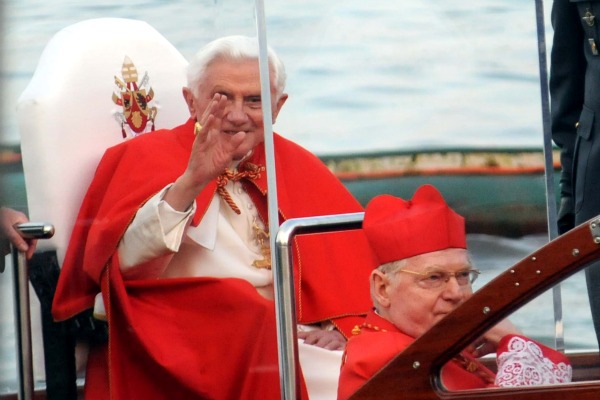   Папа и кардинал Скола в Венеции (май 2011)